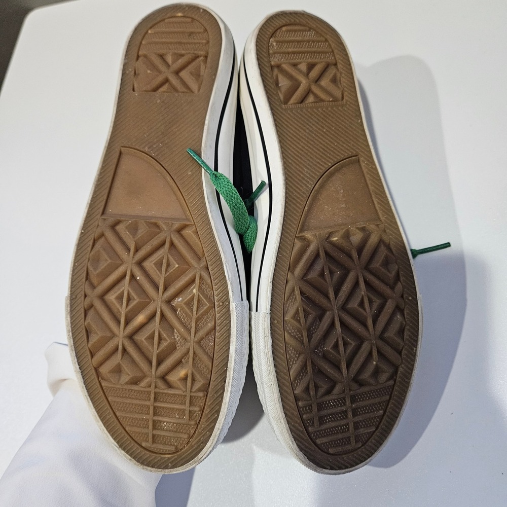 Green Bay Packers Canvas Low Top Sneakers Black Green Women's Size 39 8.5 E-LOV - Picture 7 of 12